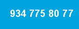 934 775 80 77 934 775 80 77
